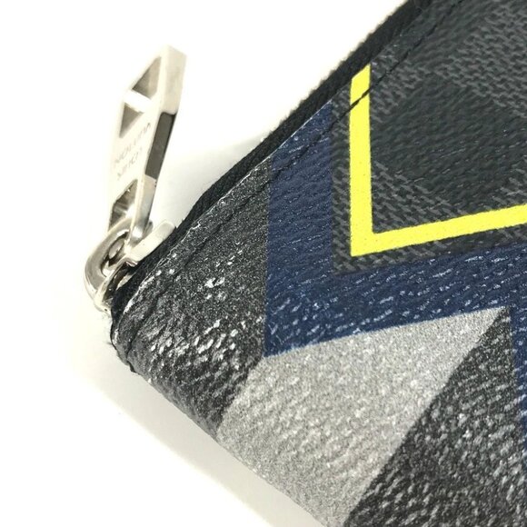 LOUIS VUITTON N61253 Damier Graphite Karakoram Zippy Wallet Vertical Long Wallet - Picture 5 of 13